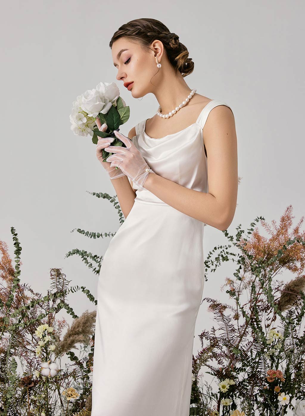 Silk Maison - Florentine Neckline Silk Slip Dress