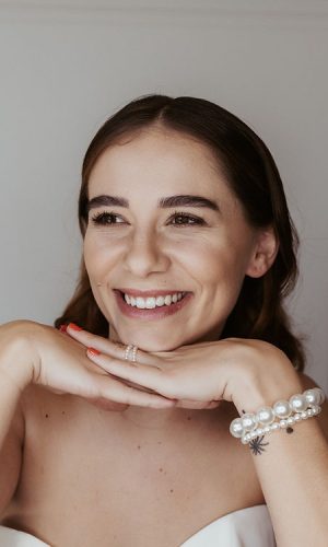 Bracelet perles de mariée Lauren